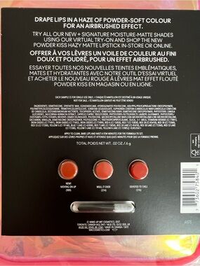 New! MAC COSMETICS Powderkiss Moving On Up Mull It Over Devoted to Chili